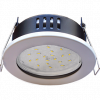 Ecola FW5365ECB защищенный IP65 светильник встраив. без рефл. 98х55