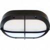 Ecola FB53LSECS светильник накладной IP65 матовый Овал с решеткой 215x135x65