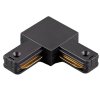 Ecola TRC03BECT TRC3 угловой коннектор (соединитель) для трекового шинопровода Черный