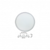 Ecola DARV24ELC Светодиодный светильник 24W 220V 4200K