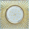 Ecola FG53SGECB Квадрат с прозр.стразами 40x123x123