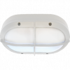 Ecola FW53LSECS светильник накладной IP65 матовый Овал с решеткой 215x135x65