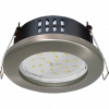 Ecola FS5365ECB защищенный IP65 светильник встраив. без рефл. 98х55