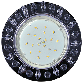 Фотография товара 'Ecola FX53RNECB Круг с квадратными прозрачными стразами 52x120'