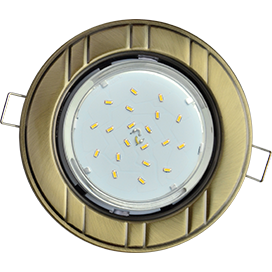 Фотография товара 'Ecola FN51H4ECB светильник встраив. без рефл. 43x115'