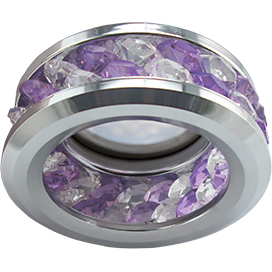 Фотография товара 'Ecola FP1656EFF круглый с хруст.(2 ряда) и ободком 54x85'