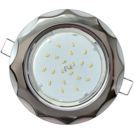 Фотография товара 'Ecola FL81H4ECB светильник встраив. без рефл. 38x116'