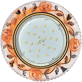 Фотография товара 'Ecola FO53GREFB Светильник встр. искристый с подсветкой 35x125'