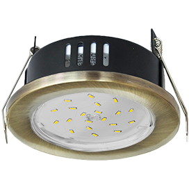 Фотография товара 'Ecola FN5365ECB защищенный IP65 светильник встраив. без рефл. 98х55'