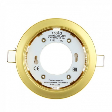 Фотография товара 'Ecola SK53H4ECB светильник встраив. без рефл. 38x106'