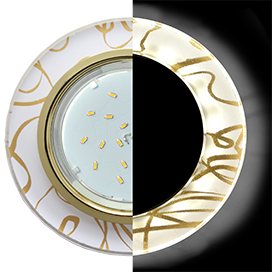 Фотография товара 'Ecola SG53RNECH Стекло Круг с подсветкой 38x126'