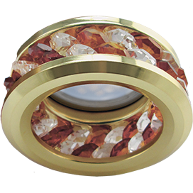 Фотография товара 'Ecola FA1656EFF круглый с хруст.(2 ряда) и ободком 54x85'