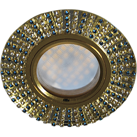 Фотография товара 'Ecola FM16RGECB Стекло Круг с стразами 25х93'