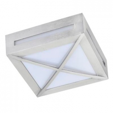 Фотография товара 'Ecola FS53SGECH светильник накладной IP65 матовый Квадрат 136x136x55'