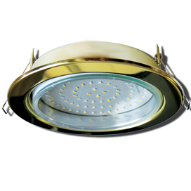 Фотография товара 'Ecola FG70H5ECB светильник золото встр. без рефл. 53x151'