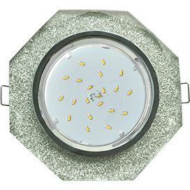 Фотография товара 'Ecola FS538AECH Стекло 8-угольник с прямыми гранями 38x133'