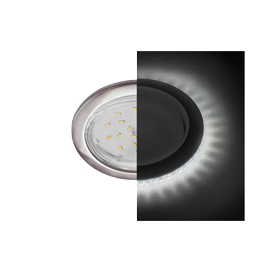 Фотография товара 'Ecola SS53LDEFB светильник встраив. без рефл. с подсветкой 48x106'