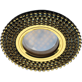 Фотография товара 'Ecola FP16RGECB Стекло Круг с прозр.стразами 25x93'