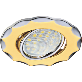 Фотография товара 'Ecola FC1602EFS Светильник встр. поворотный Звезда 25x88'