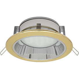 Фотография товара 'Ecola FG70R6ECB светильник золото встр. с рефл. 65x171'