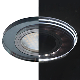 Фотография товара 'Ecola SB1650EFF Стекло с подсветкой Круг 25x95'