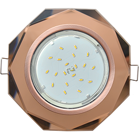 Фотография товара 'Ecola FA538AECH Стекло 8-угольник с прямыми гранями 38x133'