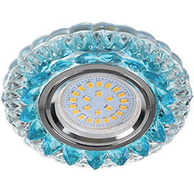 Фотография товара 'Ecola FB16CCEFB Светильник встр. искристый с подсветкой Кристалл 30x95'