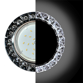 Фотография товара 'Ecola SQ53RGEFB Круг с крупными стразами Конус с подсветкой 52x120'