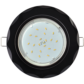 Фотография товара 'Ecola FP53RCECH Стекло Круг с вогнутыми гранями 38x126'