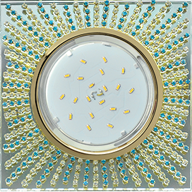 Фотография товара 'Ecola FM53SGECB Квадрат с стразами 40x123x123'