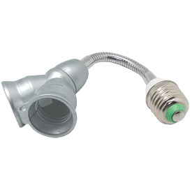 Фотография товара 'Ecola A7F27SEAY Переходник гибкий с цоколя E27 на 2хE27'