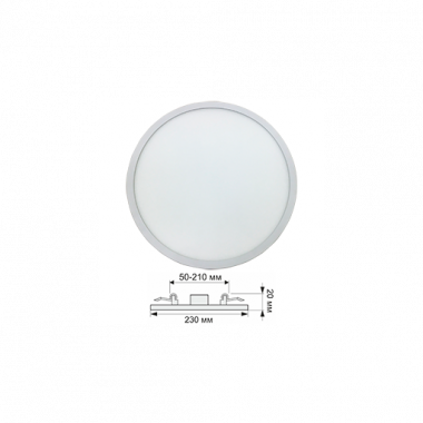 Фотография товара 'Ecola DARV24ELC Светодиодный светильник 24W 220V 4200K'