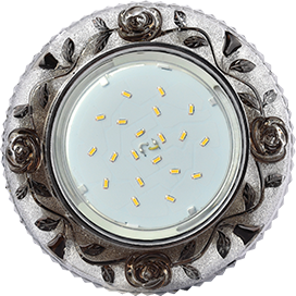 Фотография товара 'Ecola FK53CREFB Светильник встр. искристый с подсветкой 35x125'