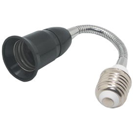 Фотография товара 'Ecola A7F17BEAY Переходник гибкий с цоколя E27 на E27'