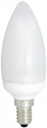 Фотография товара 'Ecola C4SD09ECC Лампа энергосберегающая candle 9W EIC/M 220V E14 6400K'