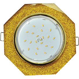 Фотография товара 'Ecola FQ538AECH Стекло 8-угольник с прямыми гранями 38x133'