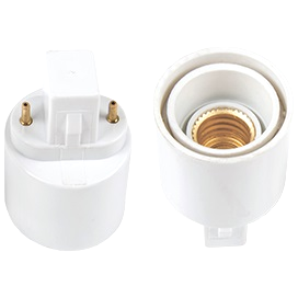 Фотография товара 'Ecola G23E4WEAY Переходник с цоколя G23 на E14'