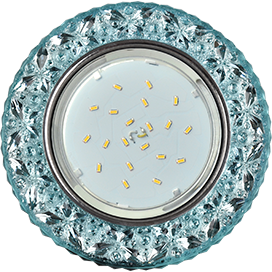 Фотография товара 'Ecola FB53CBEFB Светильник встр. искристый с подсветкой 35x125'