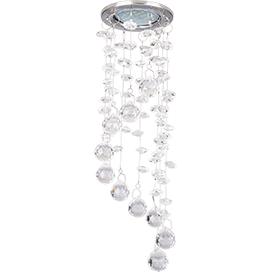 Фотография товара 'Ecola FS16RVECB Стекло Круг Хрустальная нить 84x290'