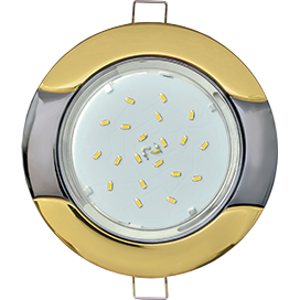 Фотография товара 'Ecola FU71H4ECB светильник встраив. без рефл. 38x116'