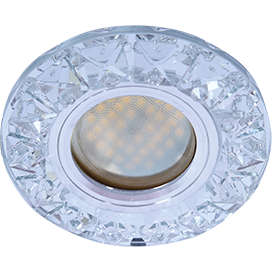 Фотография товара 'Ecola FK16RGECB Стекло Круг с крупными стразами 38x95'