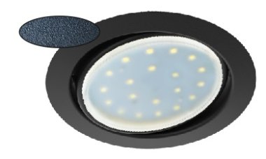 Фотография товара 'Ecola FM5390ECB GX53 FT9073 светильник встраиваемый поворотный 40x120'