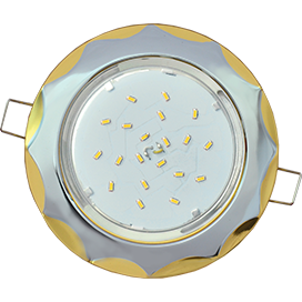 Фотография товара 'Ecola FE81H4ECB светильник встраив. без рефл. 38x116'