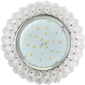 Фотография товара 'Ecola FN53RYECB Круглый с хрусталиками 56x120'