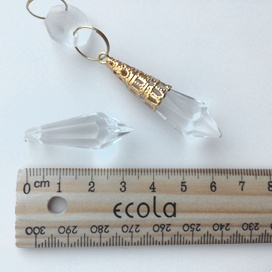 Фотография товара 'Ecola DT35RVECB Подвеска Пика Прозрачный большой'