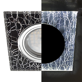 Фотография товара 'Ecola SE1651EFF Стекло с подсветкой Квадрат скошенный край 25x90x90'