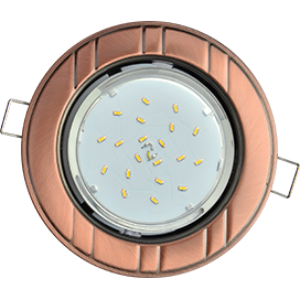 Фотография товара 'Ecola FP51H4ECB светильник встраив. без рефл. 43x115'