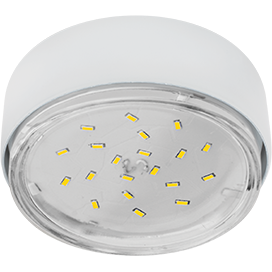 Фотография товара 'Ecola FW5380ECB GX53 светильник накладной белый 25x82'