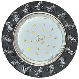 Фотография товара 'Ecola FL53RNECB Круг с крупными прозр. стразами Елочка 54x120'