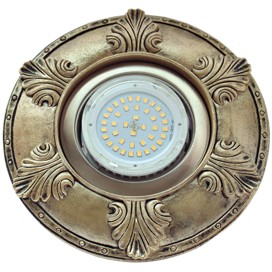 Фотография товара 'Ecola FG53Z1EFT накладка широкая гипсовая 19х195'